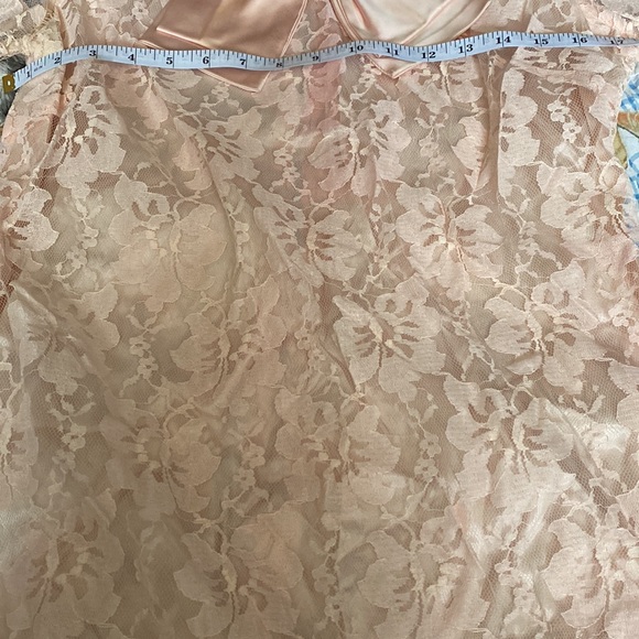 Vintage 60s baby pink lace/ bow dress - Picture 7 of 9